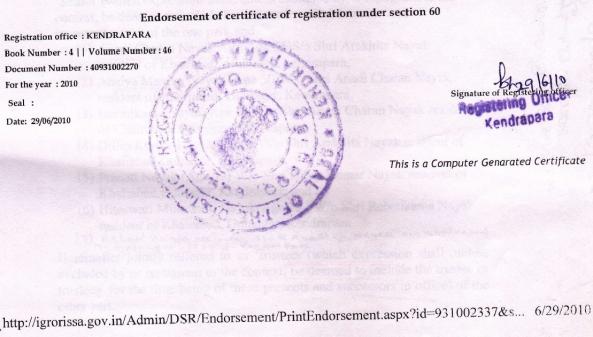 WCT GROUP REGD. CERTIFICATE COPY